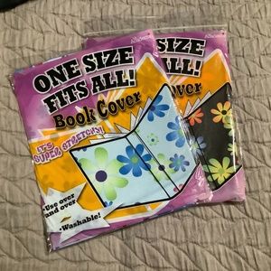 Stretchy Fabric Book Cover Set